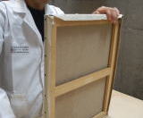 キャンバスの張り戻し