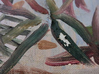 修復前　絵具の剥落