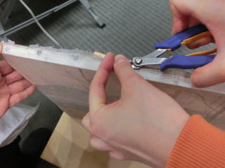 絵画の保存修復作業12