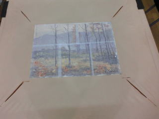 絵画の保存修復作業15