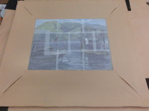 絵画の保存修復作業38