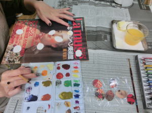 絵画の保存修復作業39