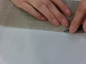 絵画の保存修復作業37