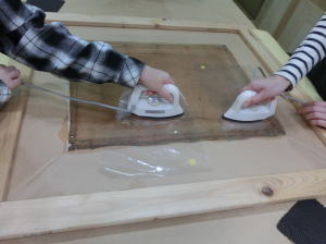 絵画の保存修復作業36