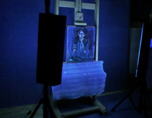 絵画の保存修復作業38