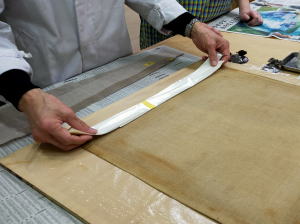 絵画の保存修復作業36